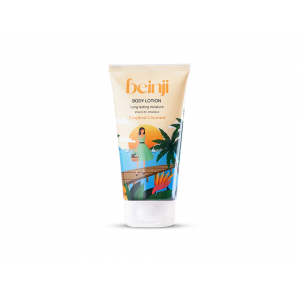 BEINJI TROPICAL COCONUT BODY LOTION LONG LASTING MOISTURE WITH VITAMIN E & A 150 ML